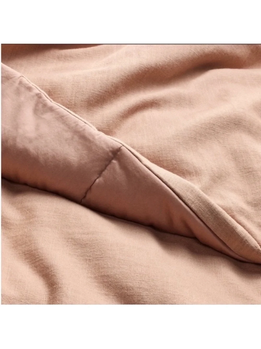 NWT King/ California King Heavyweight Linen Blend Comforter and Sham Set